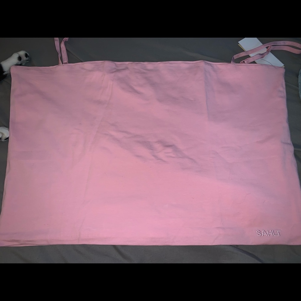 Pink sahlt top